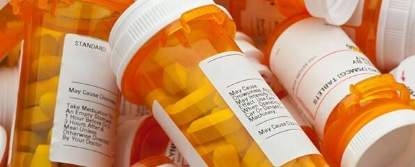 Prescriptioin Bottles Medicine Pills Opioid Medication Drugs 595x240 595x240
